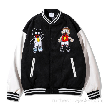 OEM Custom Baseball Jackets Оптовые мужчины, вышитые